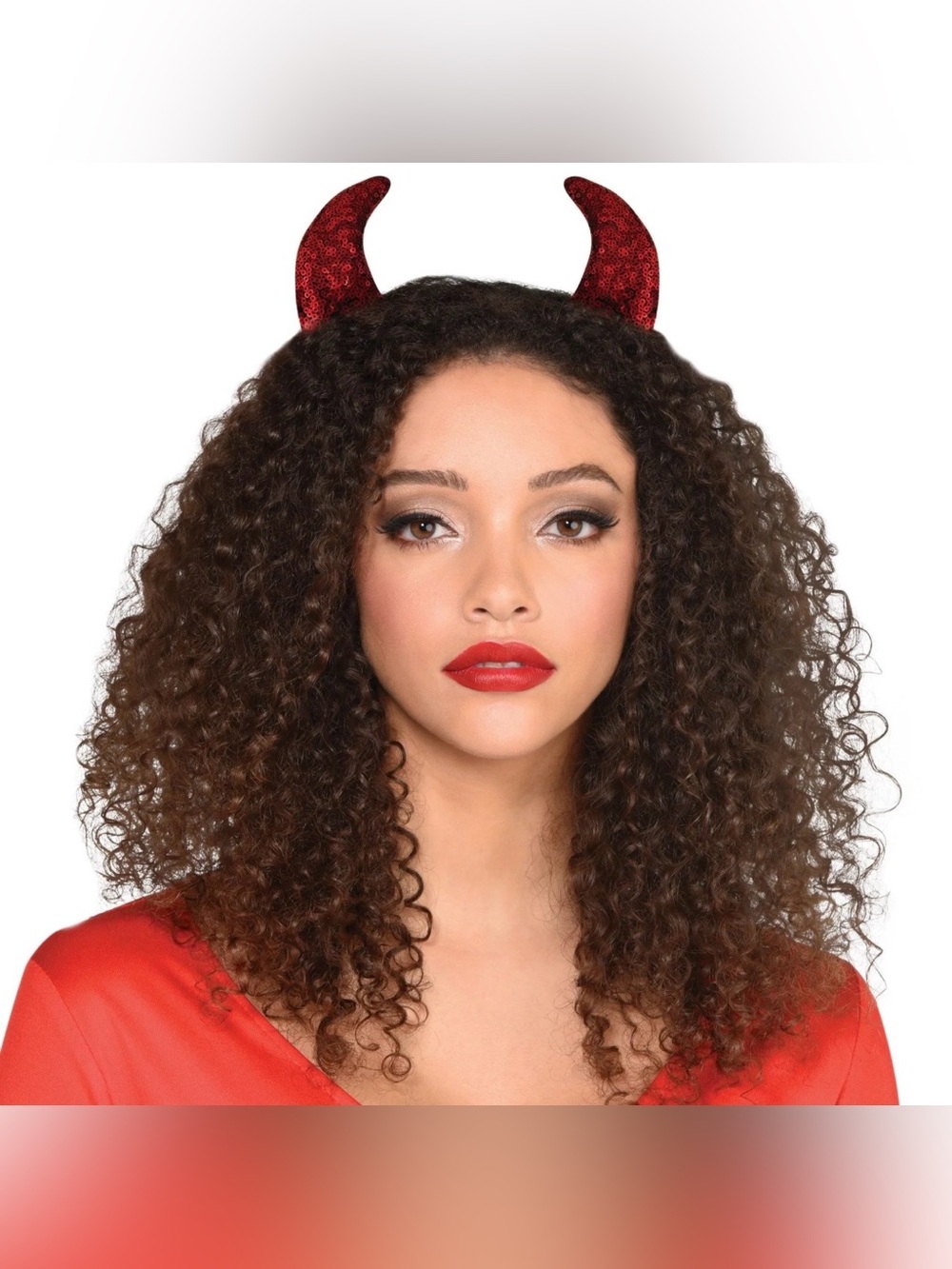 Sequin Devil Horns Clip-on